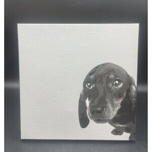 DACHSHUND Giclee Print By Emily Burrowes 11.5” X 11.5”